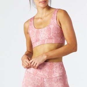 Glyder Splendid Bra Clay Snake NWT